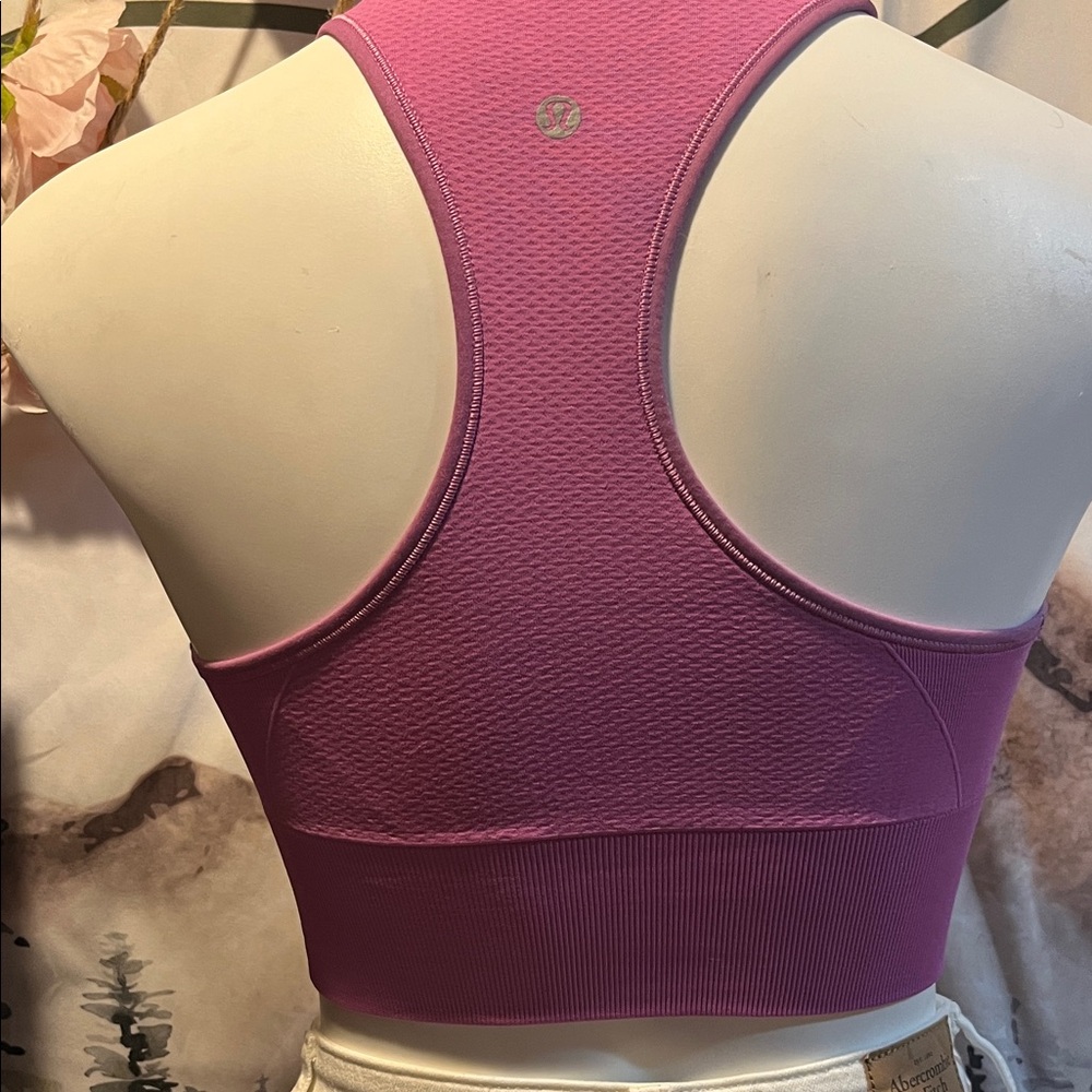 lululemon athletica Magenta Sports Bra
